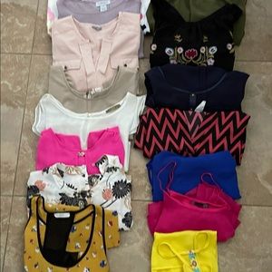 Ladies shirts/tops bundle